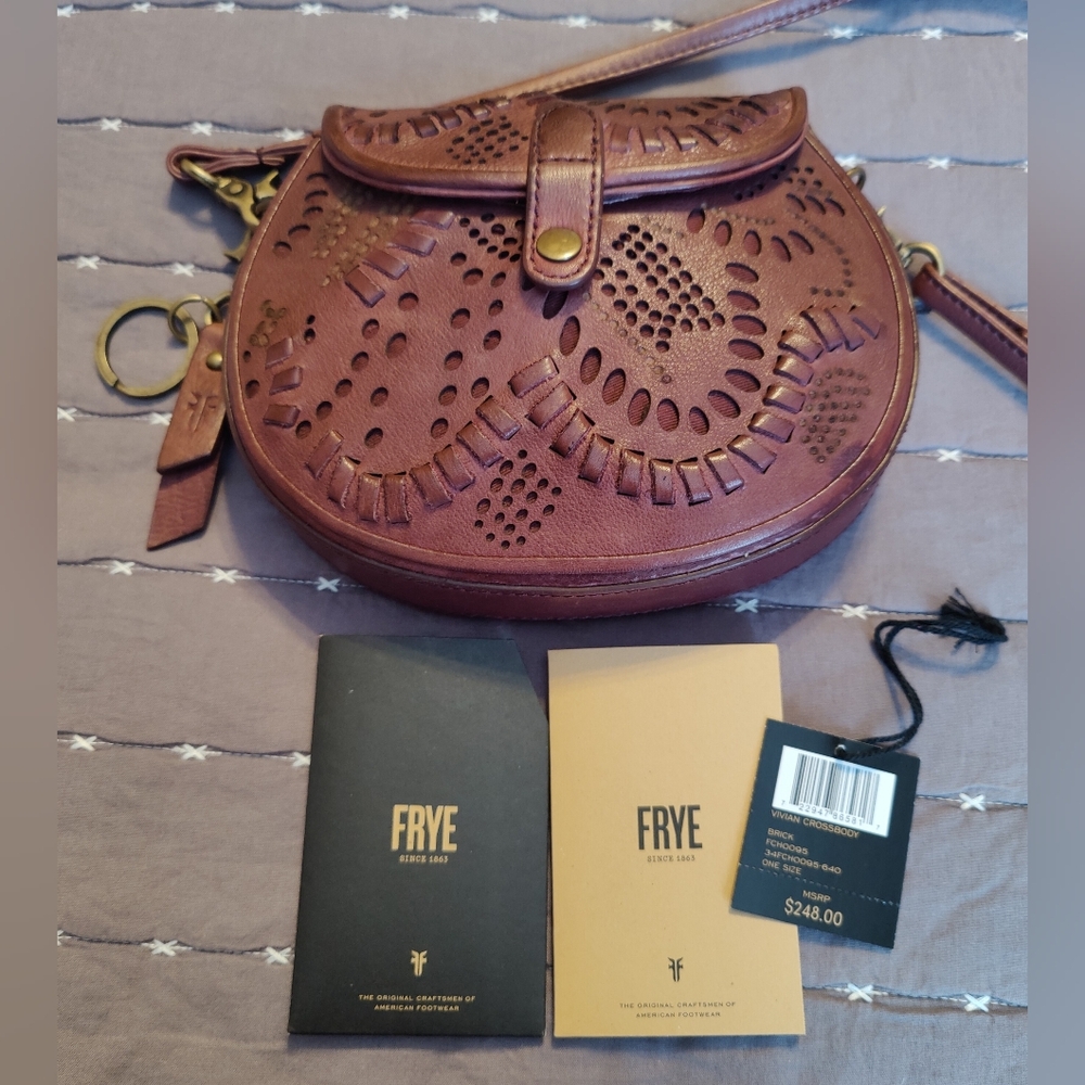 Frye Vivian Leather Crossbody Handbag